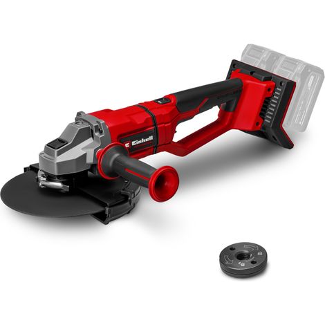 Einhell Professional Akku-Winkelschleifer AXXIO 36/230 Q Power X-Change (36 V, 2200 W, 230 mm Scheiben-Ø, 70 mm Schnitttiefe, Brushless, Quick-Fix-Nut, ohne Trennscheibe, ohne Akku)