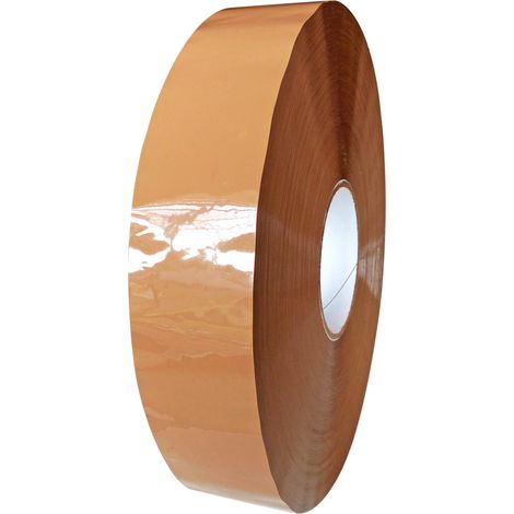 Lot de 6 Ruban adhésif polypropylène polyvalent colle renforcée 48mm X1000M Havane