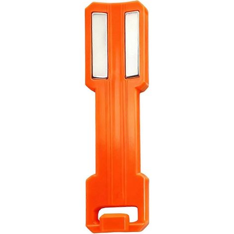 Support de rangement portable aérosols & flacons outils, base robuste légère polypropylène (PP), garage/atelier, orange (1/5)