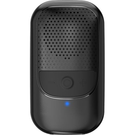 Altoparlante Bluetooth portatile, clip-on, microfoni integrati per musica e chiamate in vivavoce, fino a 10 ore di riproduzione, per lavoro e corsa - Nero (1/4)
