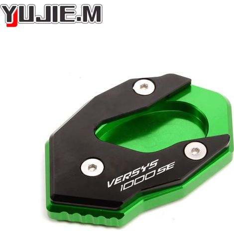 (Vert Noir) Compatible avec Kawasaki VERSYS 1000 SE Versys 1000SE 2019 2020 2021 - Extension de béquille latérale pour moto - MaxPower (1/4)