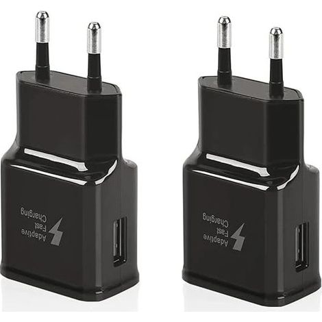 2er-Pack USB-Ladegeräte, kompatibel mit Samsung Galaxy S Edge/Plus/Active Smartphones und anderen, Schnellladegerät. (1/5)
