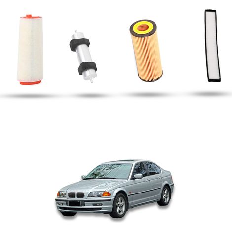 Kit Tagliando 4 filtri compatibile con BMW Serie 3 (E46) 320d 110kw dal 2001 (1/5)