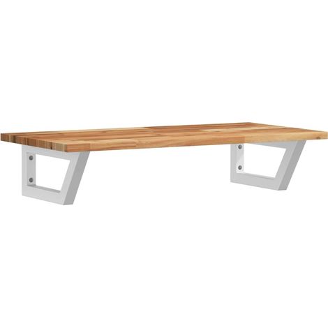 Maison Exclusive - Waschbeckenregal Wandmontage Stahl und Akazien