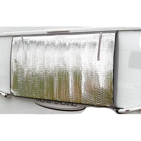 Parasole per parabrezza, isolamento termico, facile installazione, 70x74 cm, 1 pezzo (1/2)