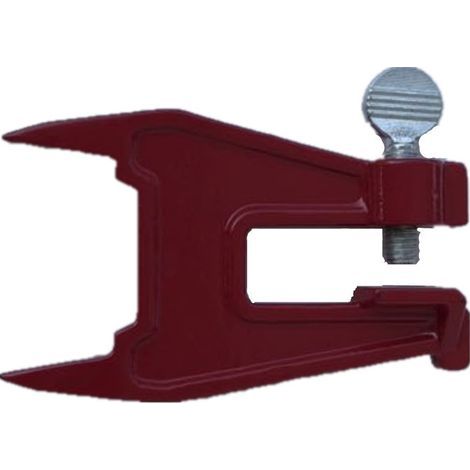Chainsaw chain sharpening vise, stump vise, chainsaw clamp, chainsaw accessories, red, 612.5cm (1/4)