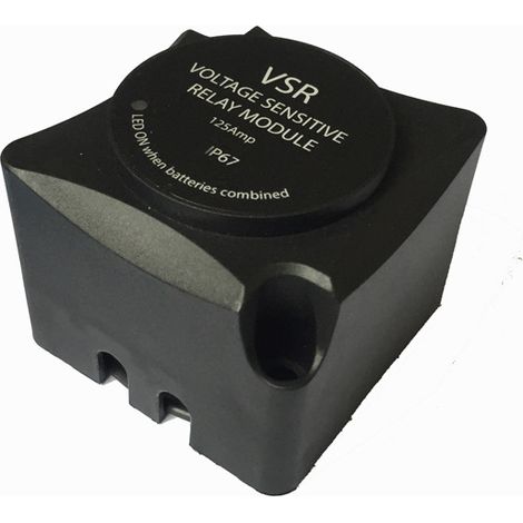 Isolateur de batterie double pour yachts/marines 12 12V Relais de charge automatique sensible (VSR) (1/4)