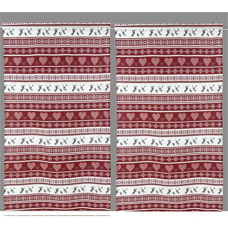 TENDINA vetro MODERNA larga 45 o 60 o 80 CERVINO ROSSO Made in Italy 1 Telo cm. 60x150