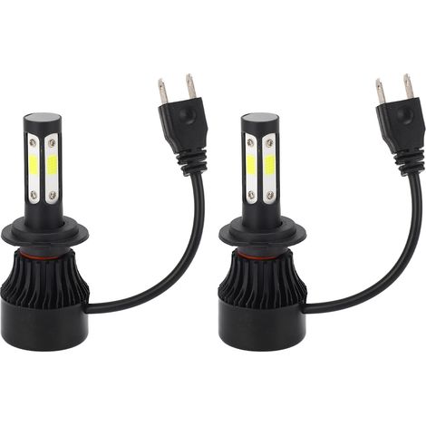 2er-Pack universelle LED-Lampen für Autoscheinwerfer, H7-Sockel, hohe Helligkeit. – AquaForge