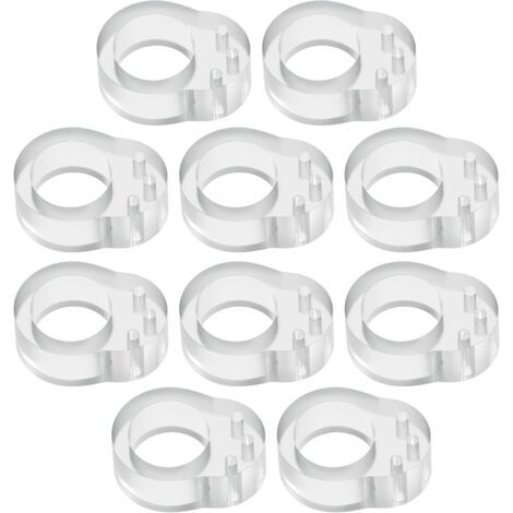 Door Handle Protector Set of 10, Door Handle Stopper, Door Handle Stopper, Clear Door and Window Handle Bumpers (1/4)