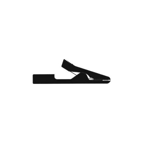 Hirschmann Mini Pinza COCODRILO AISLADA 2mm / Negra (MA1) (1/3)