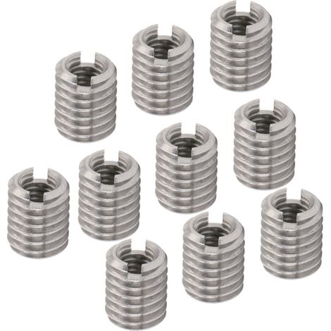 10 Pièces Réducteurs Filetés Acier Inoxydable pour Réparation et Fixation Quincaillerie