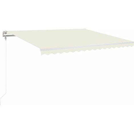 Maison Exclusive - Markise Automatisch Einziehbar 400x350 cm Crem