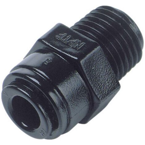 IMI NORGREN Raccord droit D01250618 Filetage extérieur: R1/8 Ø de tuyau: 6 mm 1 pc(s) S65921 (1/3)