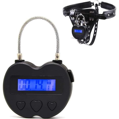 Cadenas de sécurité électronique à minuterie, antivol multifonction pour jeux (1/5)