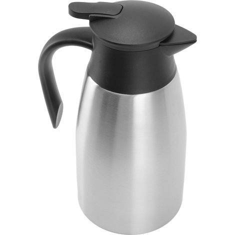 Bouilloire thermique 2L à pompe, réservoir intérieur en acier inoxydable 304, grande capacité pour maison ou étudiants, couleur acier inox.