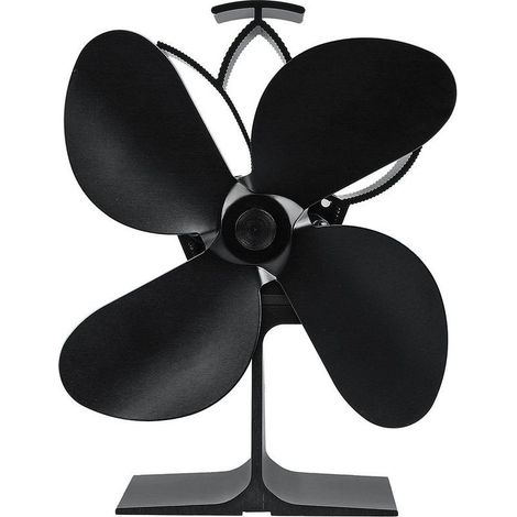 4 Lames Ventilateur Ecologique En Bois De Cheminée Ventilateur De Poêle à Bois Sasicare (1/4)