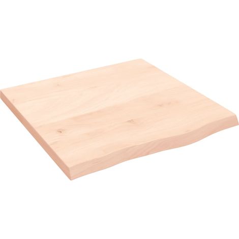 Maison Exclusive - Piano Bagno 60x60x(2-4) cm in Legno Massello Non Trattato
