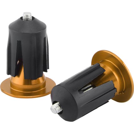 Set mit 2 Lenkerendkappen für Rennräder und Mountainbikes, goldfarben (1/5)