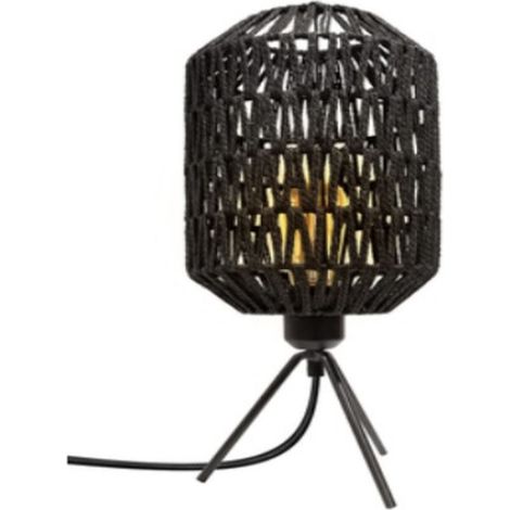 Lampe à poser effet corde design ethnique ROMÉO (1/2)