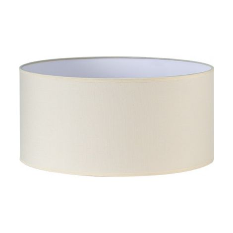 Dori Zylindrischer Lampenschirm E27 beige 45Dx45dx22h Cm Popelin Stoff