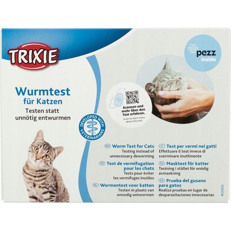 Trixie Schnelltest zur Wurmkur für Katzen