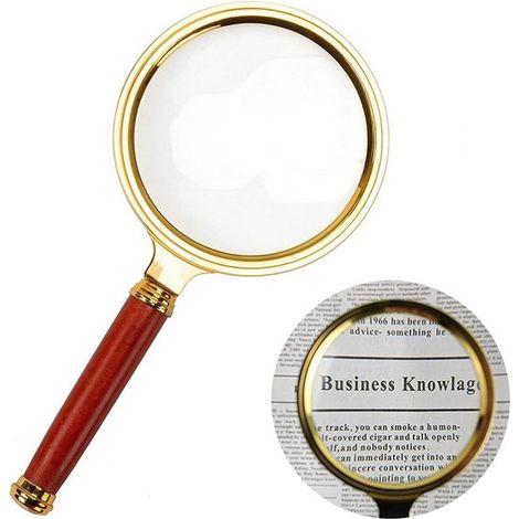 Cette loupe grossissante x10 est idéale pour examiner des bijoux et particulièrement adaptée aux personnes âgées. C'est une loupe de lectur,80 mm (1/5)