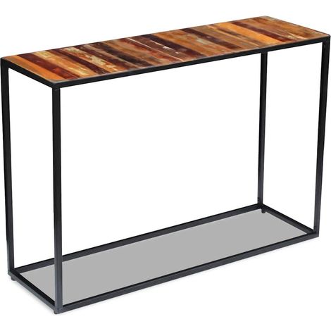 Maison Exclusive - Consolle in Legno Massello Recuperato 110x35x76 cm (1/5)