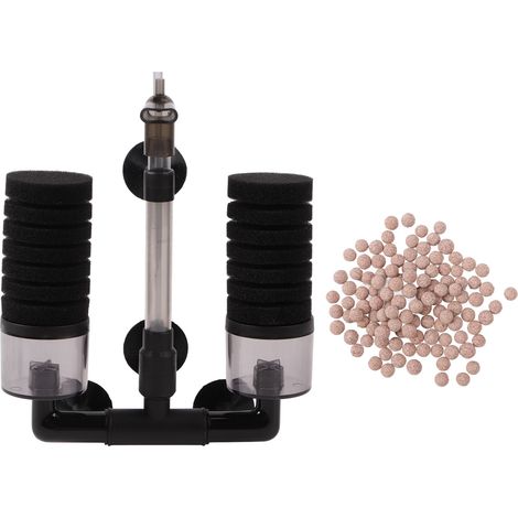 YU-228A Schwamm-Aquarienfilter mit starker Saugfähigkeit und leisem Betrieb für kleine Aquarien