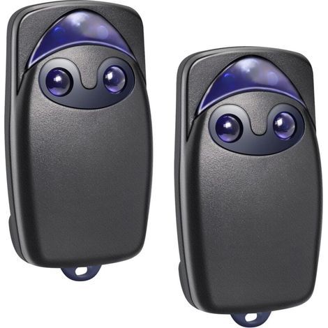 (Pack de 2)Télécommande Universelle 433 MHz pour Portail - replacement pour Flo2r-s, Compatible avec N1ce ONE1, ON1, FLOXIR, FLOXR, FLOX2R, OX2 - Idéale pour Portes Automatiques et Volets Roulants (1/5)