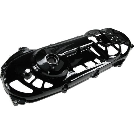 Tapa de la transmisión CVT/variador STR8 Extreme Cut, negra, diseño Minarelli (larga)