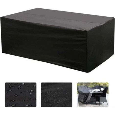 Housse de Salon, Table Rectangulaire Oxford pour Meubles de Jardin UV Protection (20016070CM) (1/5)
