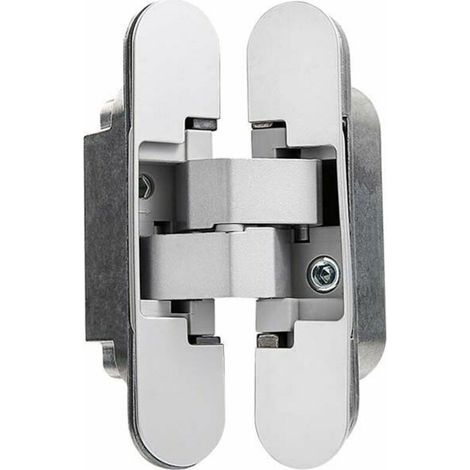 Charnière Invisible pour Portes Lourdes - Lot de 2 (Charge 40 kg, Ouverture 180º).. (1/4)