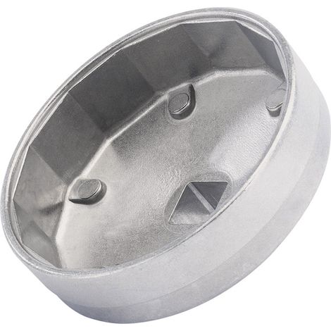 Draper 29186 Draper Expert Oil Filter Socket, 1/2"" Sq. Dr. 74mm 14 Flats for Audi, BMW, GM and VW (1/5)