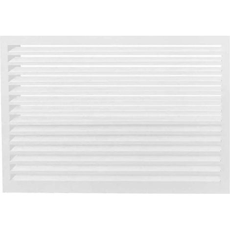 Cache climatiseur en aluminium blanc XL – Protection esthétique pour modèles RAL 9010 – Résistant aux intempéries et vieillissement – Decoclim