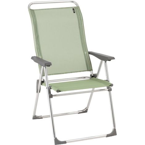 Mehrpositions-Campingsessel - Alu Cham - Batyline® Iso - Grün Moss - Lafuma Mobilier