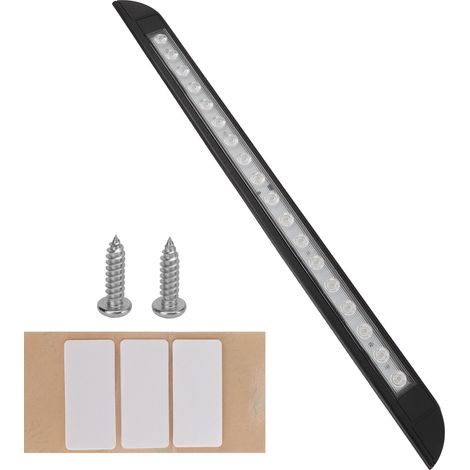 12V 6W 6000K 1000lm LED-Lichtleiste für den Innenbereich, Berührungsschalter, universeller Lichtstreifen (Schwarz) (1/5)
