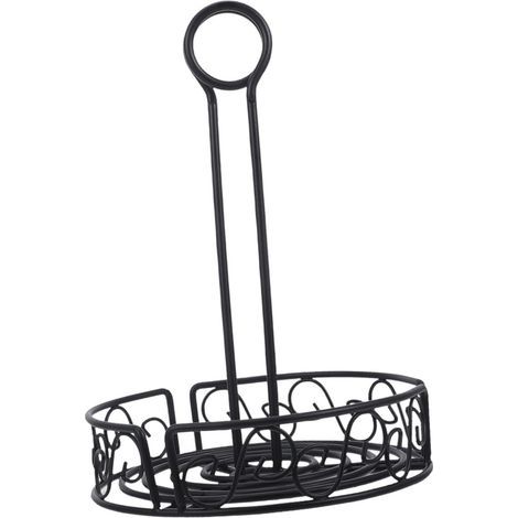Panier Métallique de Rangement pour Épices avec Étagère Support Condiments Polyvalent pour Cuisine Organiseur Pratique pour Bouteilles et Bocaux Grand (1/5)