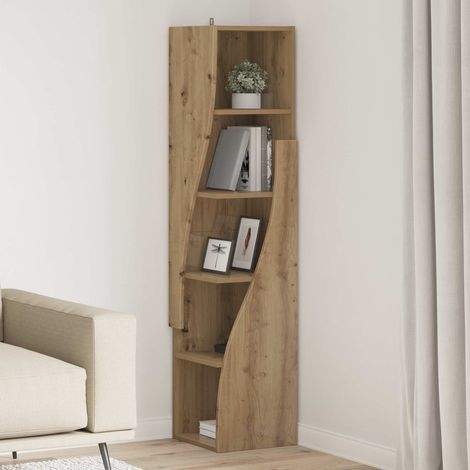vidaXL Armario de esquina 32x32x140cm Madera de ingeniería (1/5)