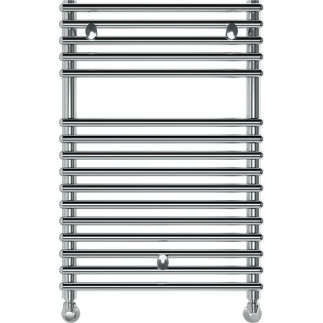 Signature Mode Straight Heated Towel Rail 730mm H x 500mm W - Chrome