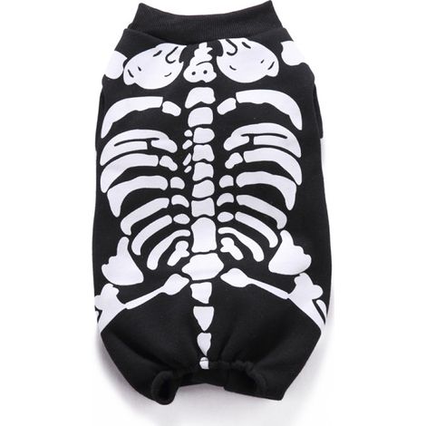 Déguisements d'Halloween pour chiens, costumes de squelette pour chiens, vêtements de fête (1/5)
