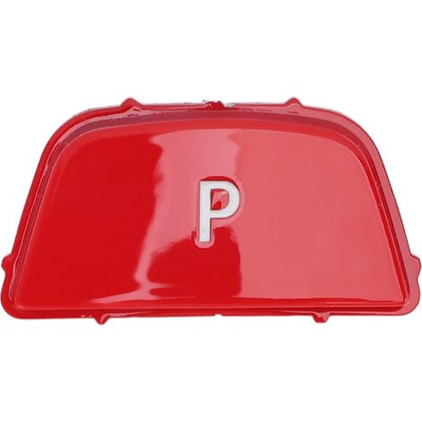 P-Schaltknopf, sportliche Optik, Ersatz-Parkabdeckung für 3er BMW F30 und 4er BMW F36 F33 F32, Linkslenker, rot (1/5)