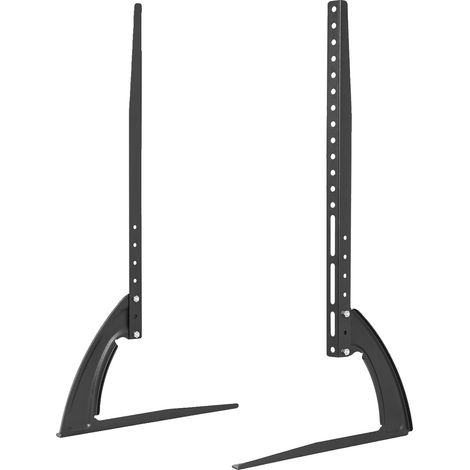 Support TV Universel, Capacité de Charge 35kg, Hauteur Réglable, noir (1/2)