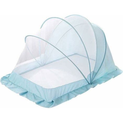 Moustiquaire pour bébé, moustiquaire sans fond pour berceau pour bébés de 0 à 5 ans, moustiquaire de lit pliable et portable pour no (1/4)