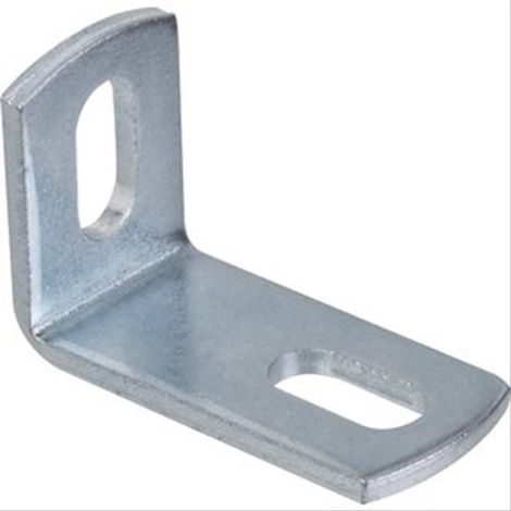 Equerre 90°, 2 trous, pour rail de largeur 41mm en acier zingué