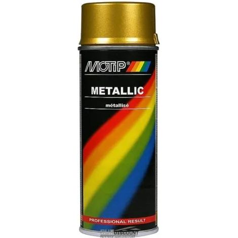 Pintura motip metallic spray secado rápido alta cobertura
