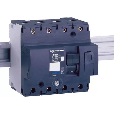 Schneider 18824 Modularer Schutzschalter multi 9 ng125l 4-polig 25 a Kurve c (1/2)