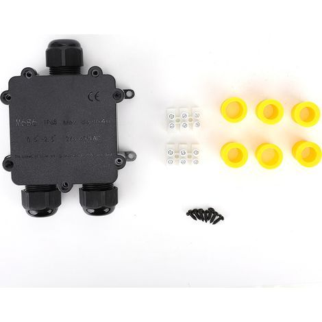 IP68 wasserdichte Kunststoff-Anschlussdose, M686 Außenkabel, 3-Wege-Elektrobox Typ Y (1/5)