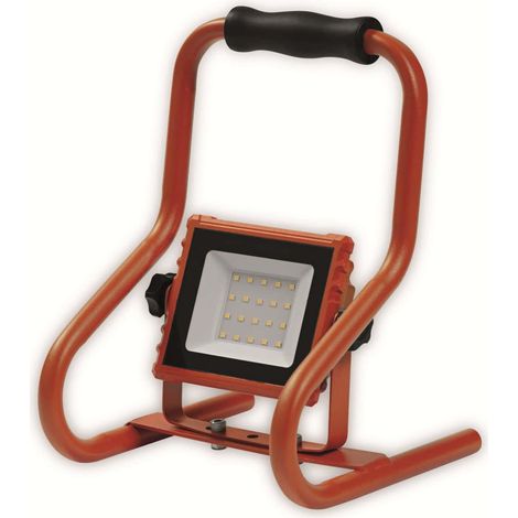 LEDVANCE Worklight LED Akku - 110° LED Baustrahler 10W mit 4 Std. Akkulaufzeit, 800 Lumen, 4000 K kaltweiß, IP 44 Spritzwasserschutz, schwenkbarem Leuchtenkopf, als Innen- und Außenlampe (1/3)