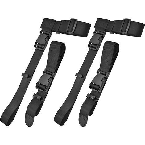 4 Pièces Sangles de Bagage Réglables en Nylon Boucle à Libération Rapide, Robustes et Portables pour Sécuriser Valises et Paquets Les Hôtels ou Stations (1/5)